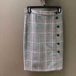 H&M plaid skirt size 2